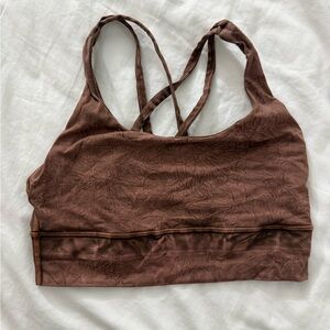 Lululemon Brown Strappy Women's Sports Bra - Comfort Support
